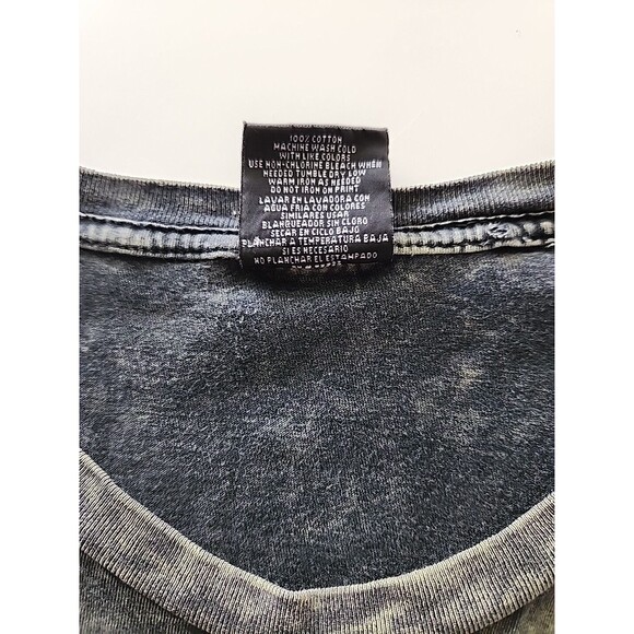 Vintage Y2K Point Zero T-Shirt Mens Small Affliction Grunge Emo Skater Tie Dye - Picture 11 of 11